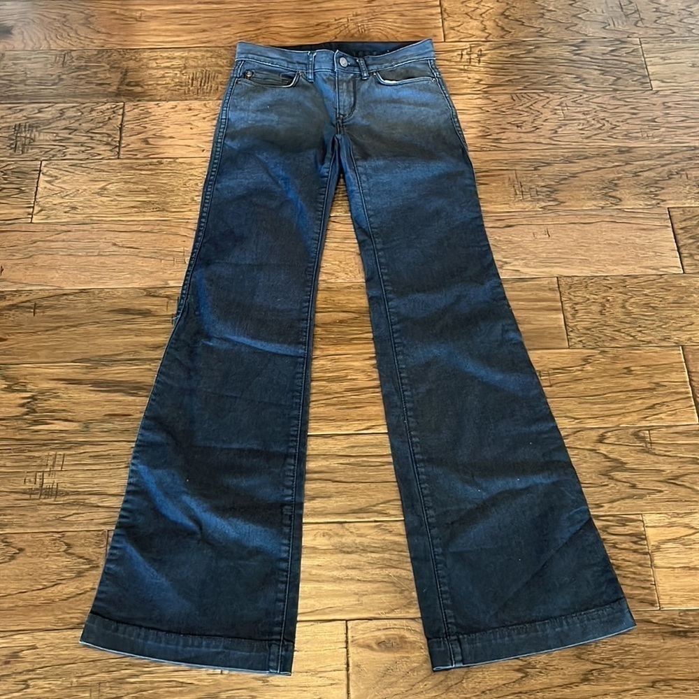 Club Monaco Indigo Wide Leg Jeans
